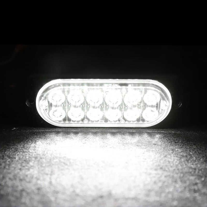 2pcs 12 led branco