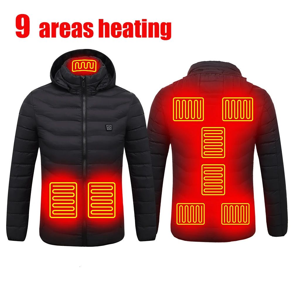 9 areas heated bk