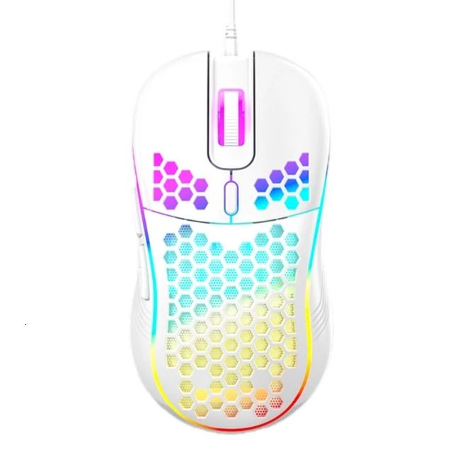White Wired Mouse