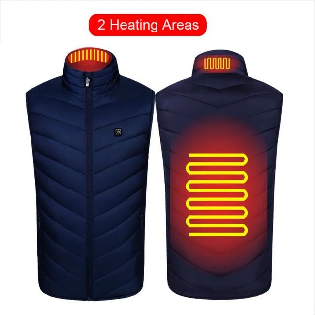 2 heated areas blue