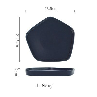 L Plate Navy