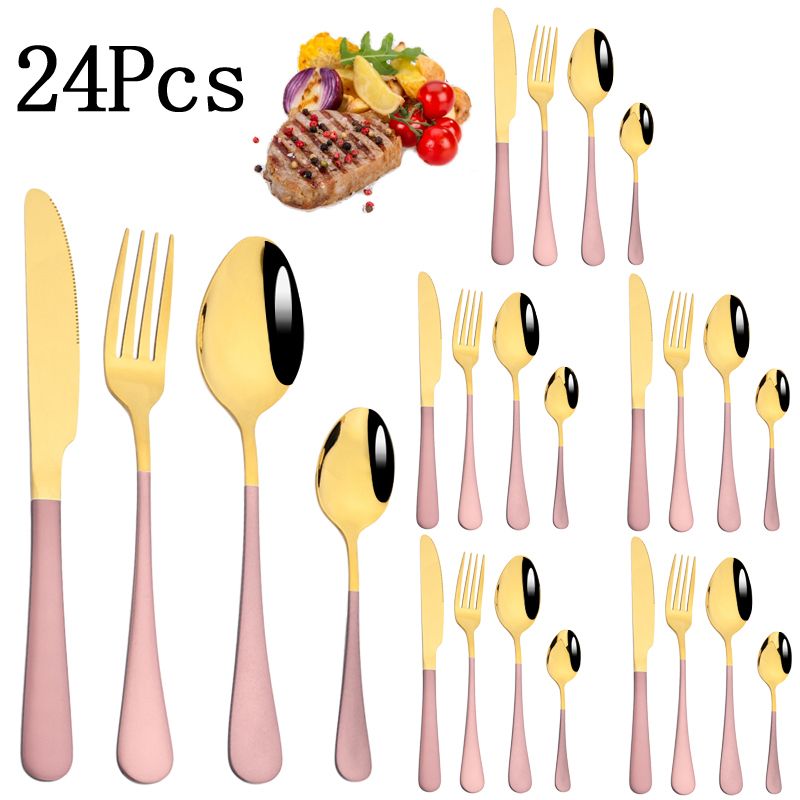 ピンクゴールド24pcs