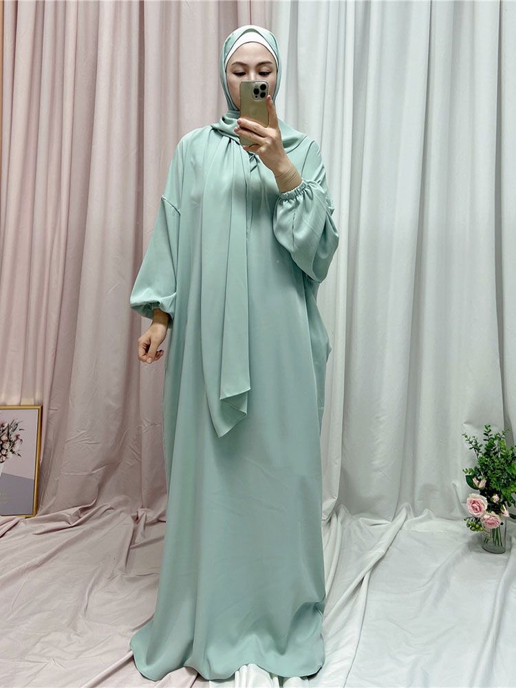 1 mintgreen abaya