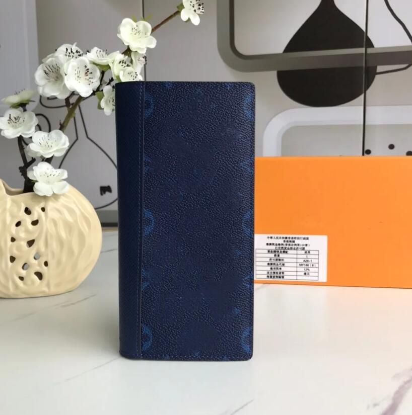 Niebieski długi portfel