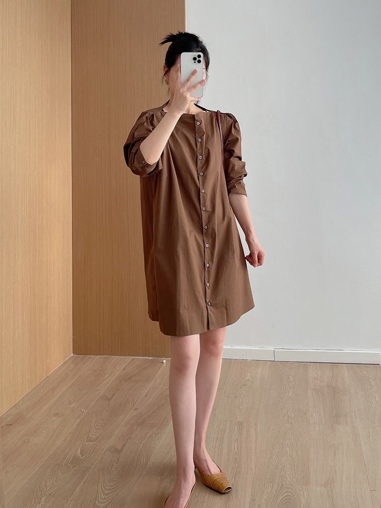 Khaki dress