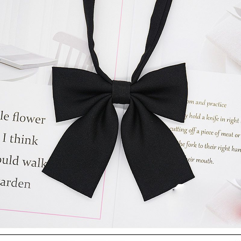 13#Black Boxer Bow Tie