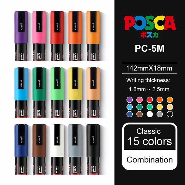 Pc-5m 15colors