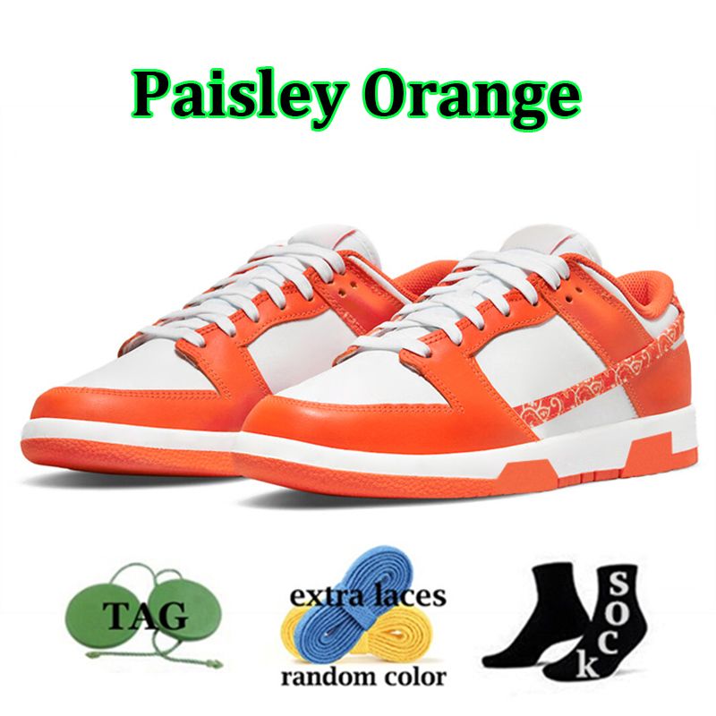 orange Paisley