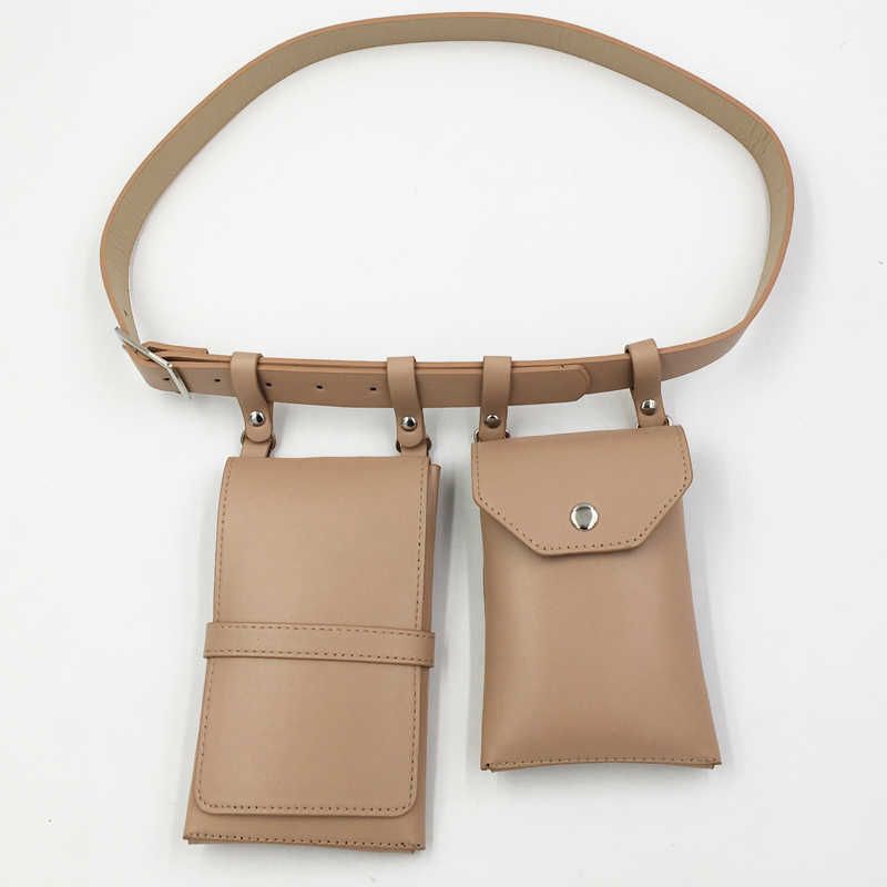 khaki waist bag