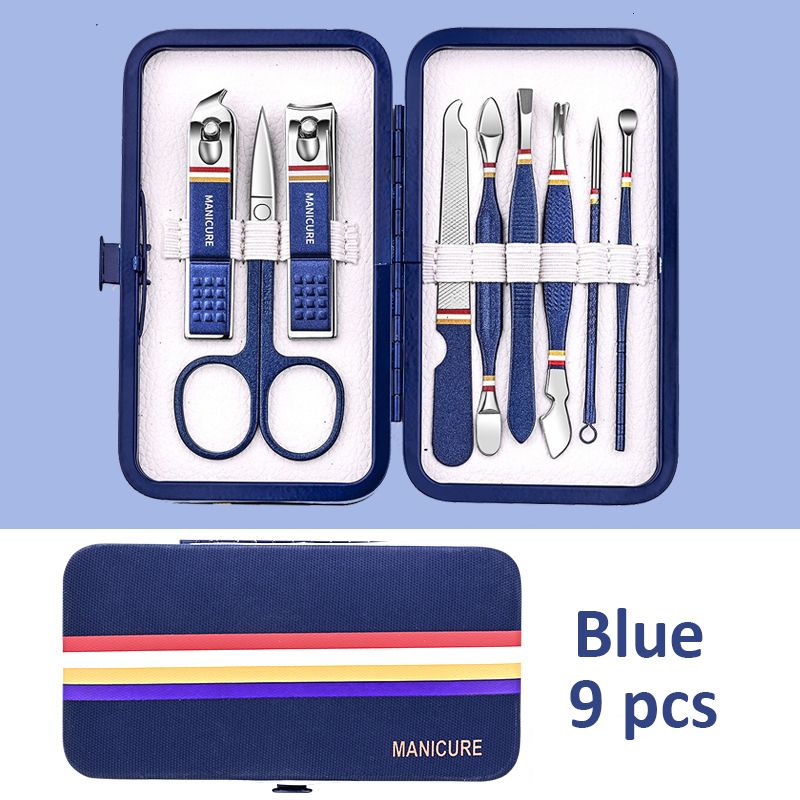 Blue 9 Pcs