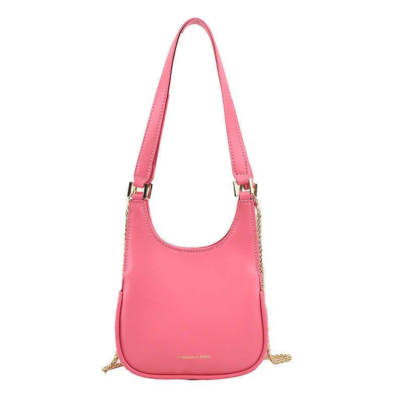 pink shoulder bag