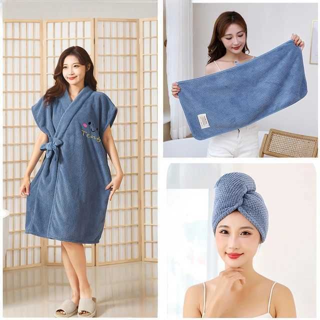 Haze Blue-3 Piece Set