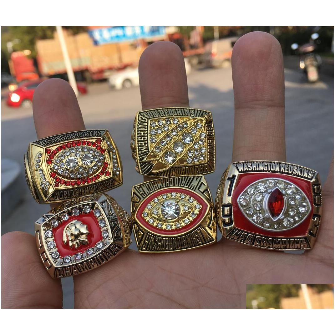 5pcs Redskin Ring Set No Wooden Box