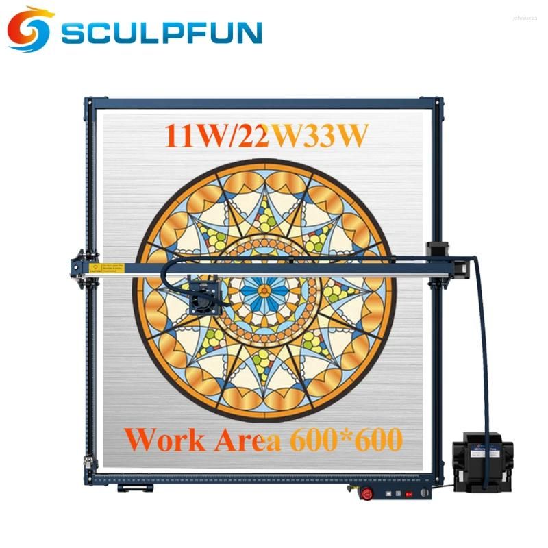 SCULPFUN S30 Ultra 11W Laser Engraver, 0.005mm High Cutting Precision,  Replaceable Lens Design, with Air Assist M8 Main Board for Laser Engraving