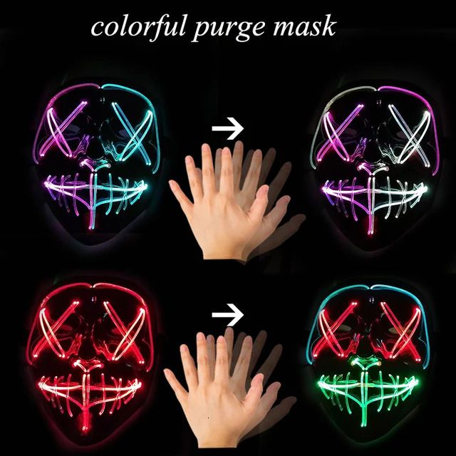 Maschera di spurgo colorata