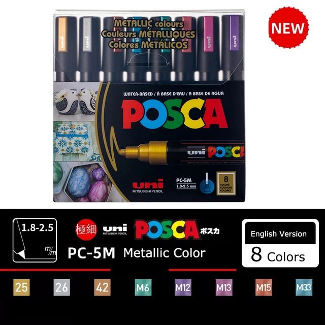 Boîte de couleurs Pc-5m 8m