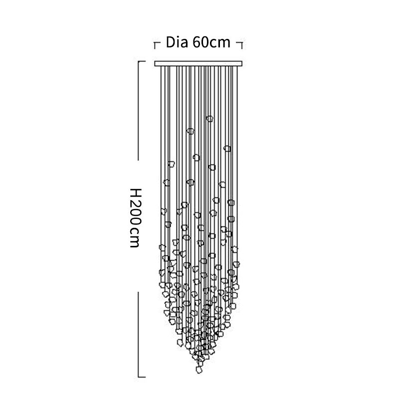 Dia60xH200cm