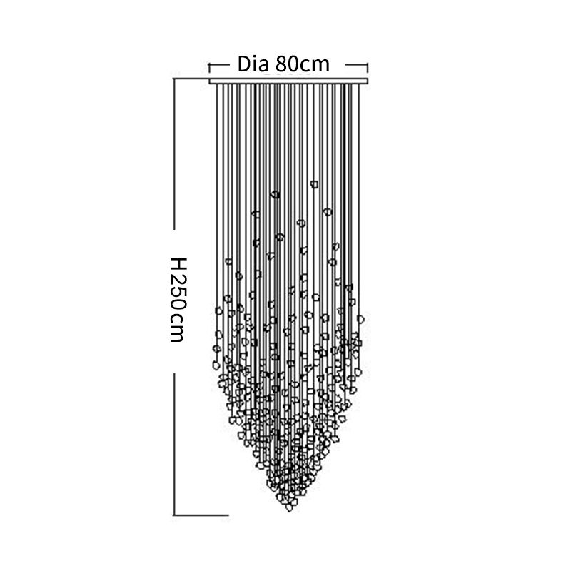 Dia80xH250cm