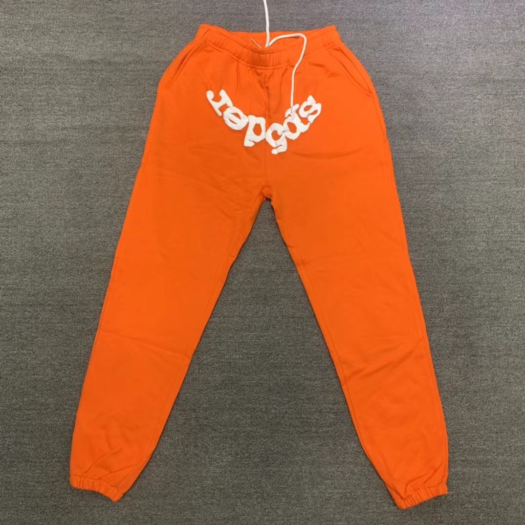 pantalon sp5der orange