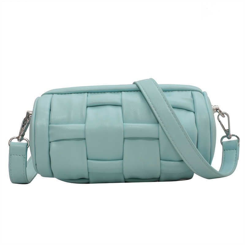 blue shoulder bag