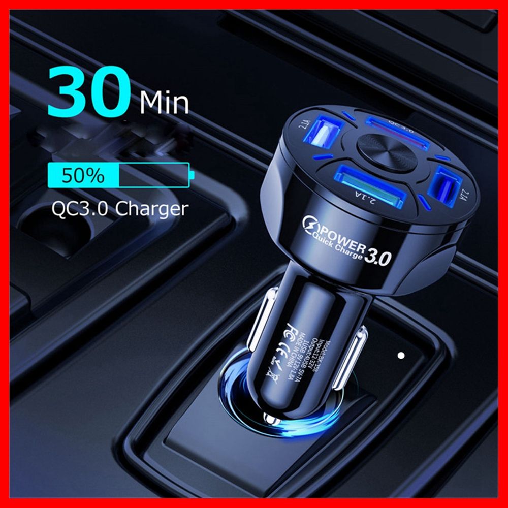 Car Charger Fast Charge,66W SCP/QC3.0 Cell Phone Charger,Cigarette