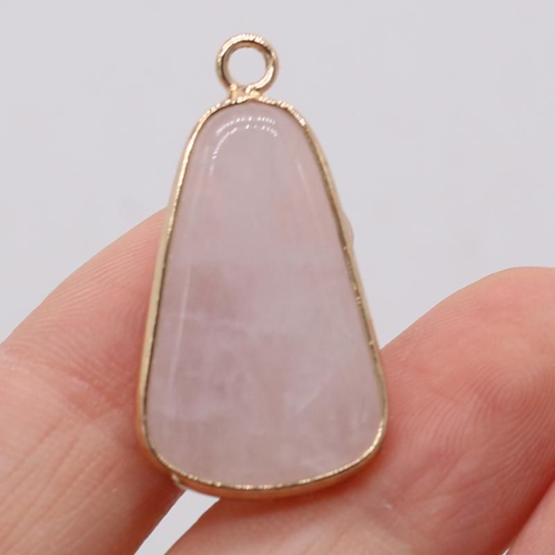 Collane con ciondolo Pietre semipreziose naturali Una varietà di Phnom Penh Trapezoidale Boutique Creazione fai da te Moda Charm_voghion.com