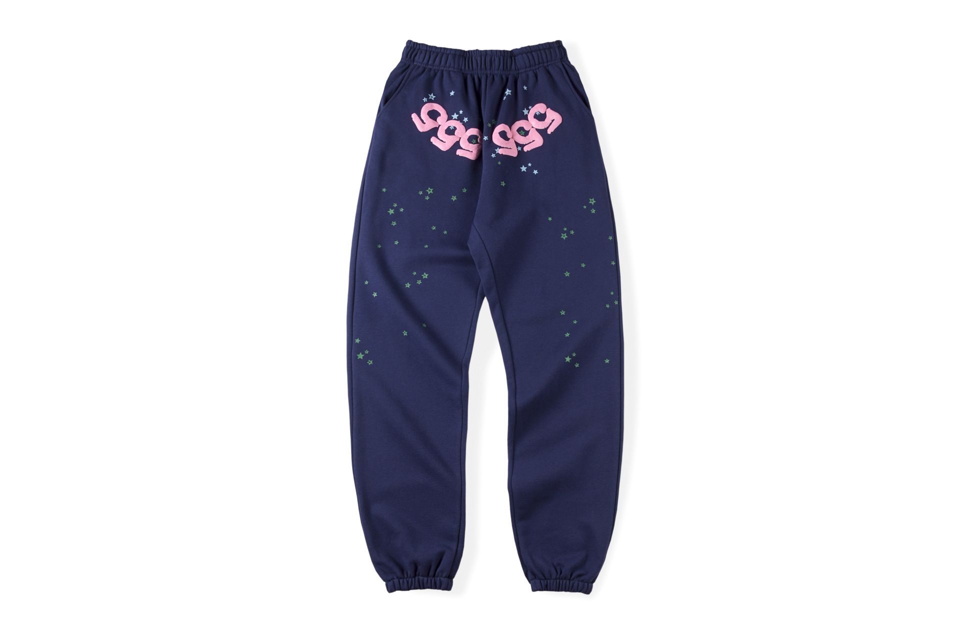 555 555 broek donkerblauw