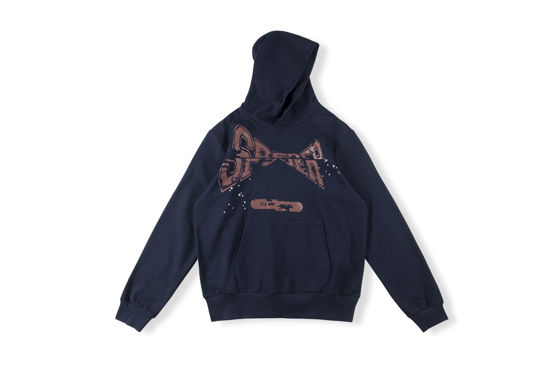 sp5der hoodies dark blue