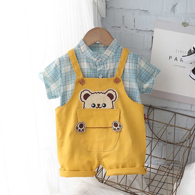 little bear strap set yellow