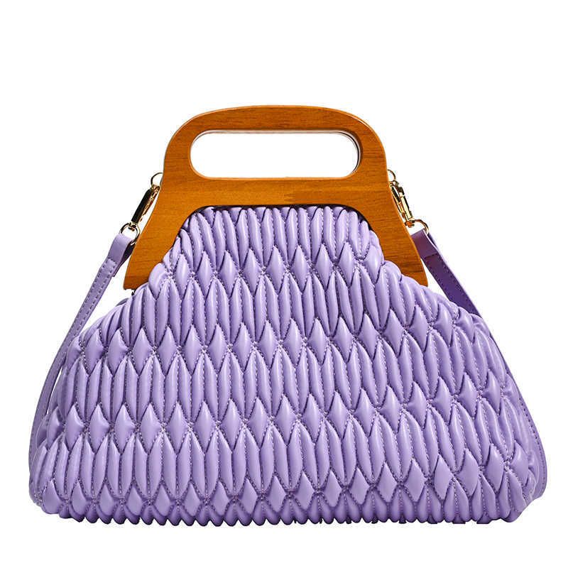 purple handbag