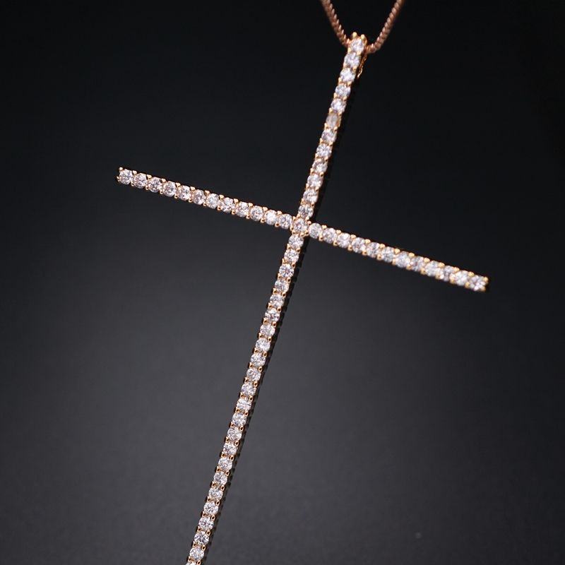 white cz gold plate 50cm