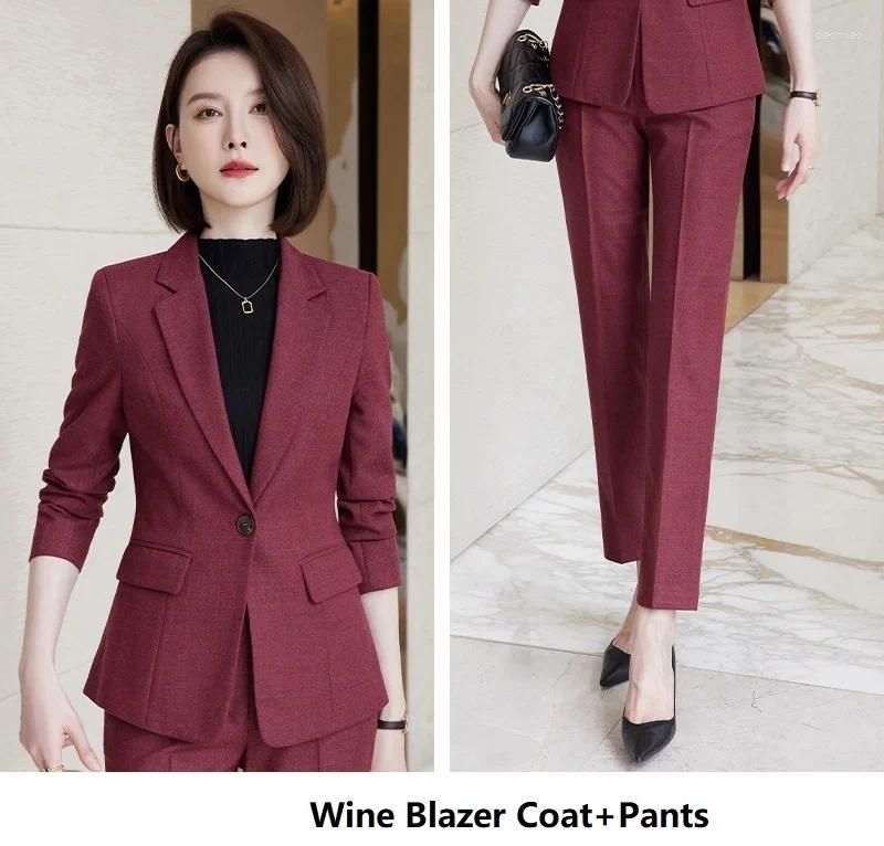 Wine Pantsuits