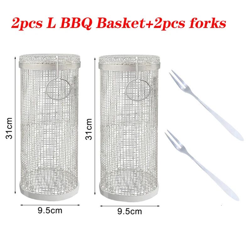 2 l Baskets 2 Forks