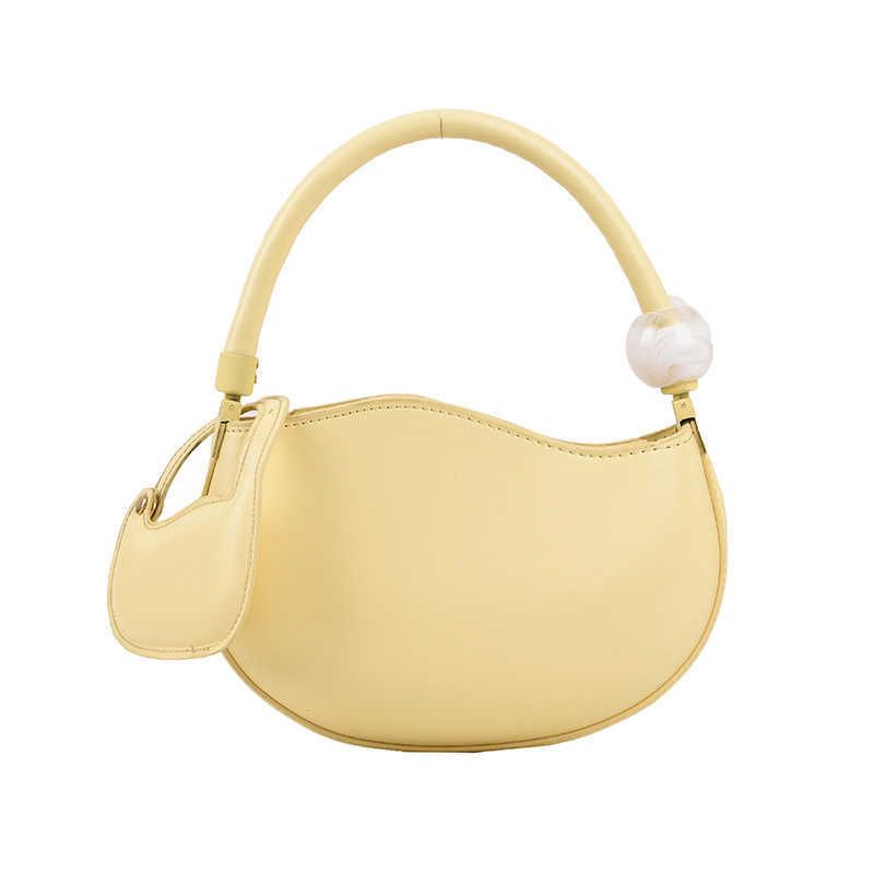 yellow shoulder bag