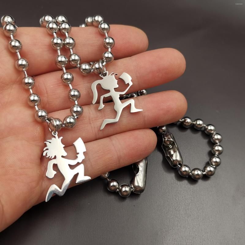 Silver hatchet man pendant outlet