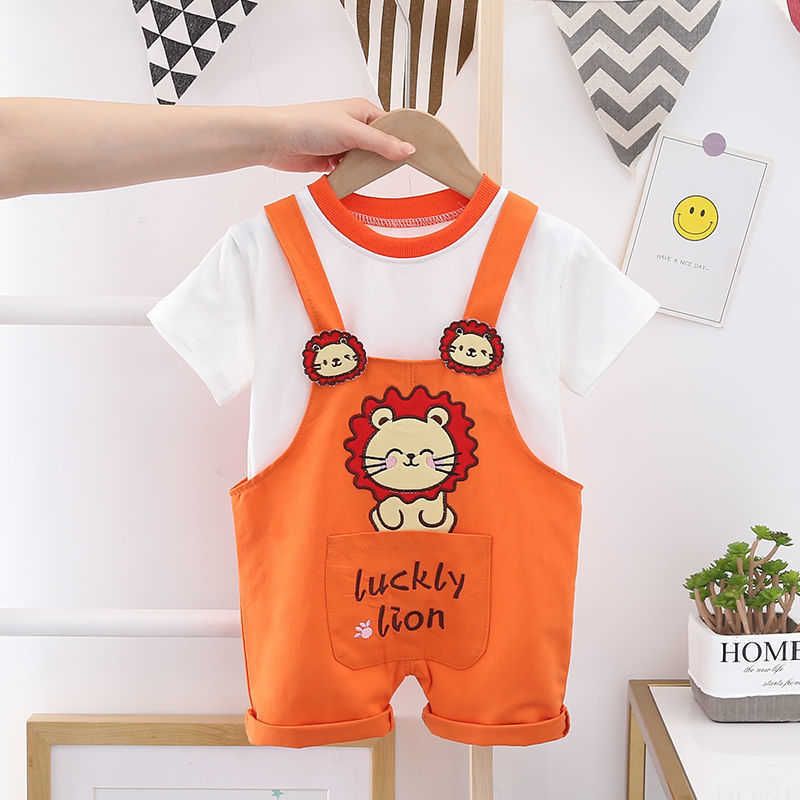 Lion Strap Set Orange Red