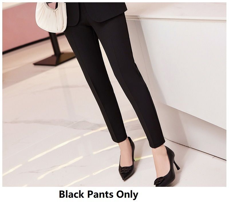 black pants only