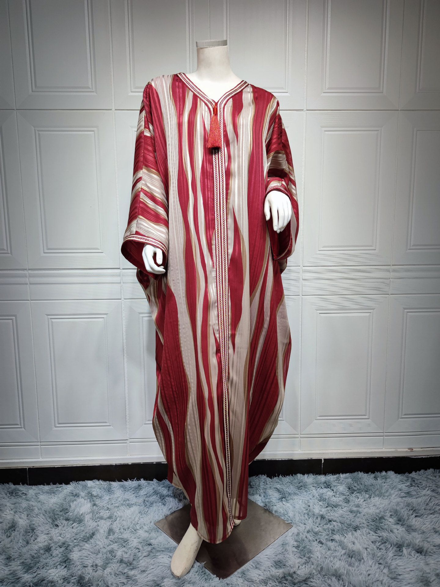 Red Kaftan-One Size
