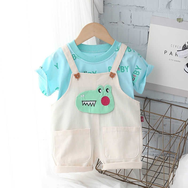 baby strap set blue