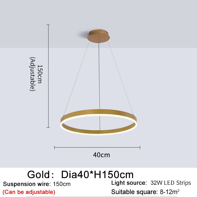 Dia40cm Gold Stepless dimming