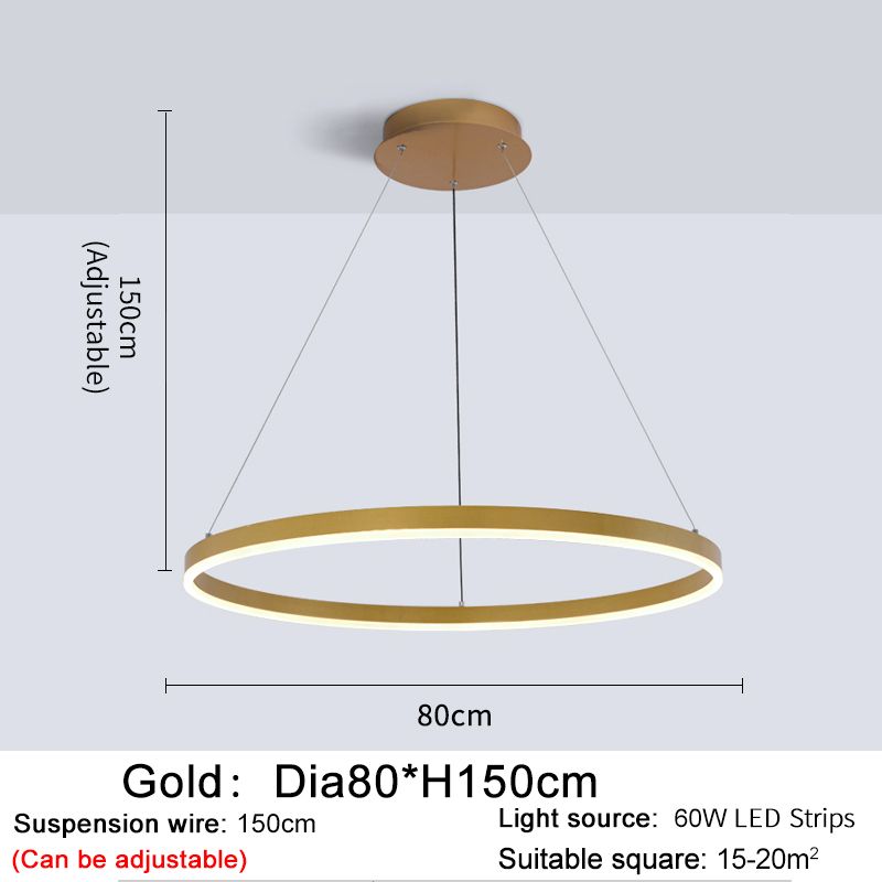 Dia80cm Gold Stepless dimming