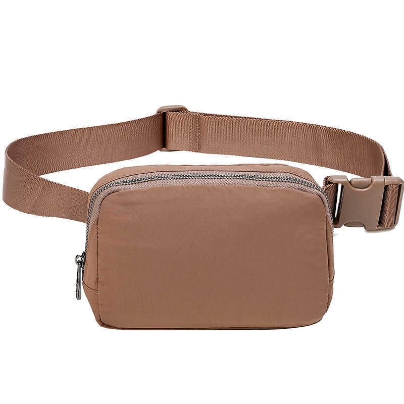 brown waist bag