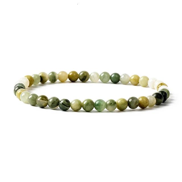 Grass Stone-4mmbeads-17cm