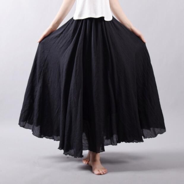 Jupe maxi noire