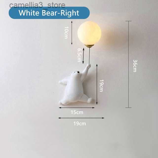 白いクマの右のような光