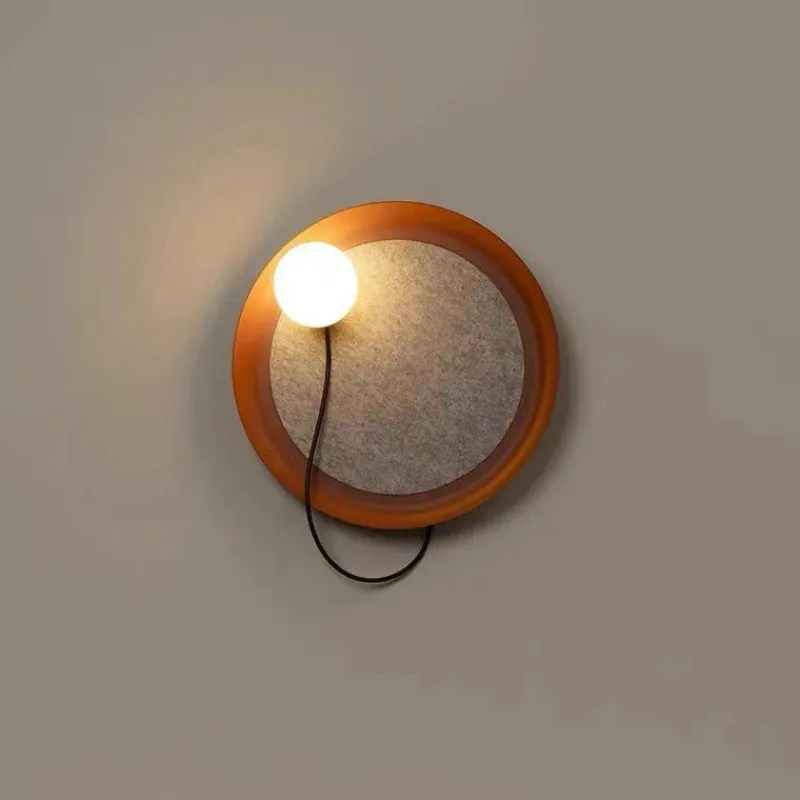 D250mm Wall Lamp Orange