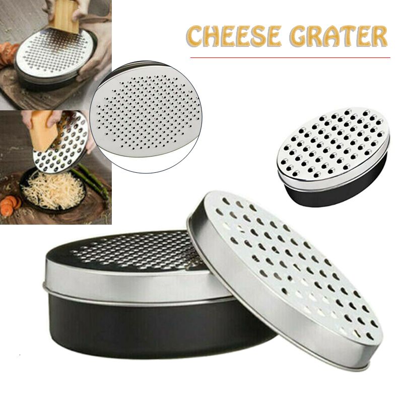 2Pcs Mini Cheese Grater with Handheld Cheese Shredder Kitchen