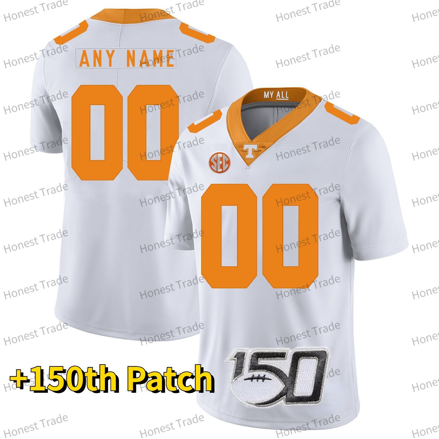 White Jersey +150th Patch