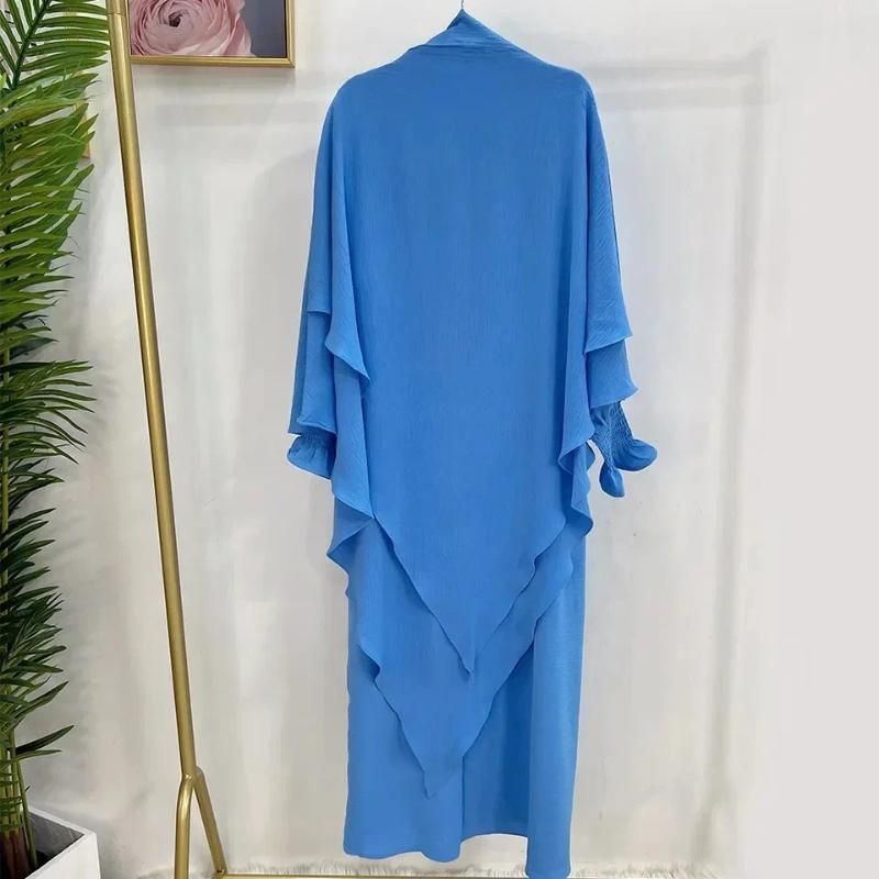 Ensemble Jilbab bleu M-L