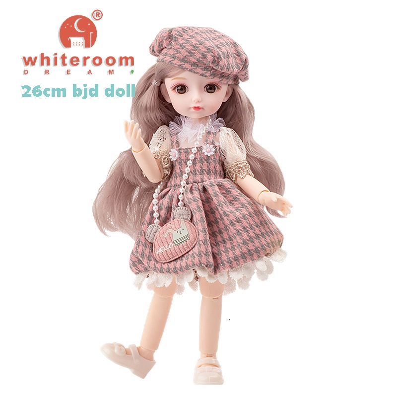 26 cm bambola BJD 19-culo con vestiti